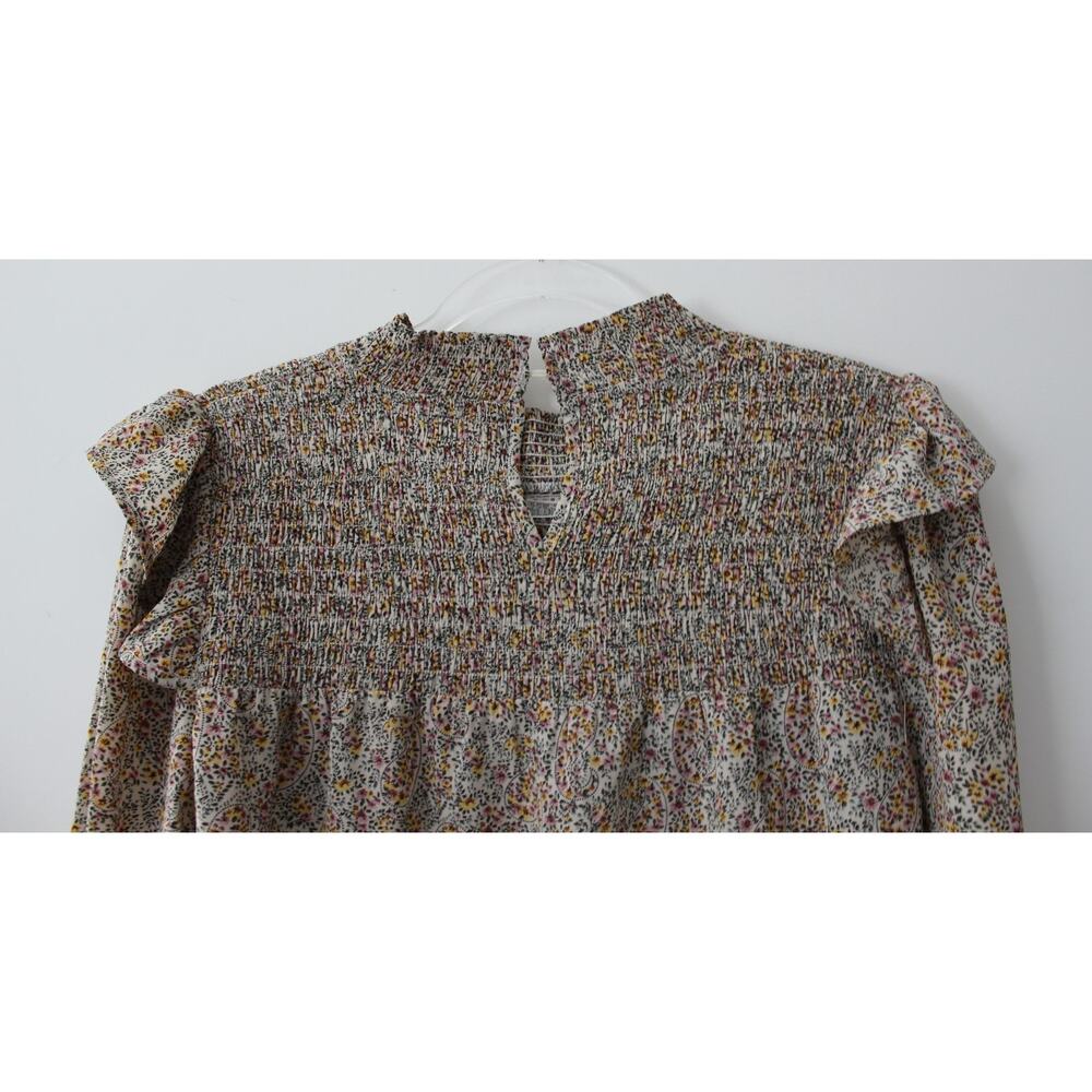 Downeast Womens Top Long Sleeve Floral Size S Pre-Owned - Picture 4 of 8